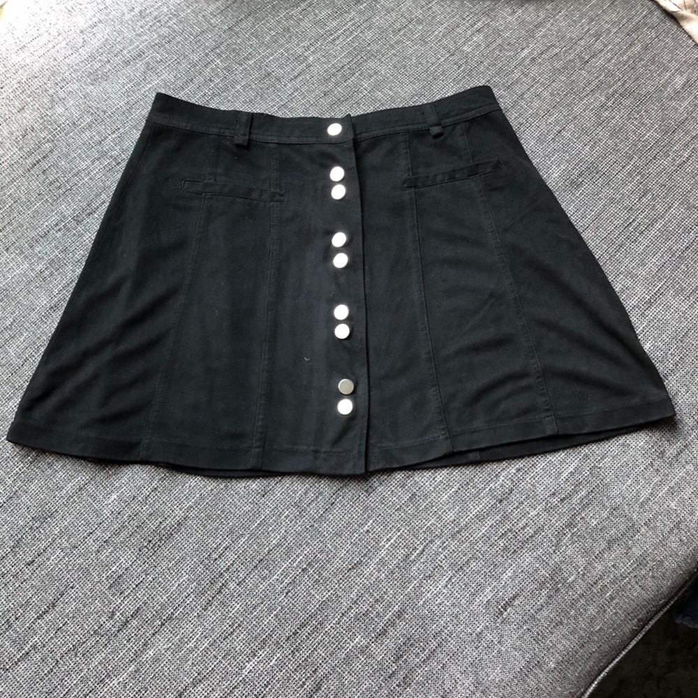 Zara button front skirt